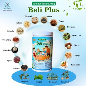 Alternative view of Sữa hạt dinh dưỡng Beli Plus 500gr - bữa ăn thay thế từ hạt thuần tự nhiên